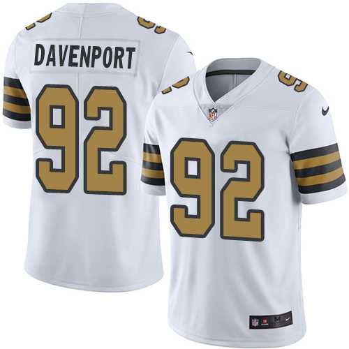 Nike Saints 92 Marcus Davenport White Color Rush Limited Jersey Dzhi,We sell and wholesale Nike Saints 92 Marcus Davenport White Color Rush Limited Jersey Dzhi on line form chian!